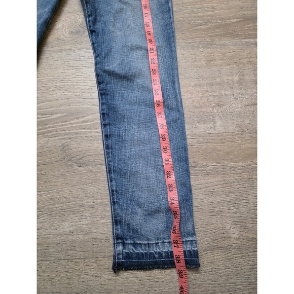 Current Elliott The Roller Jeans Bayberry Low Rise Relaxed Straight Leg 28 - Picture 9 of 11